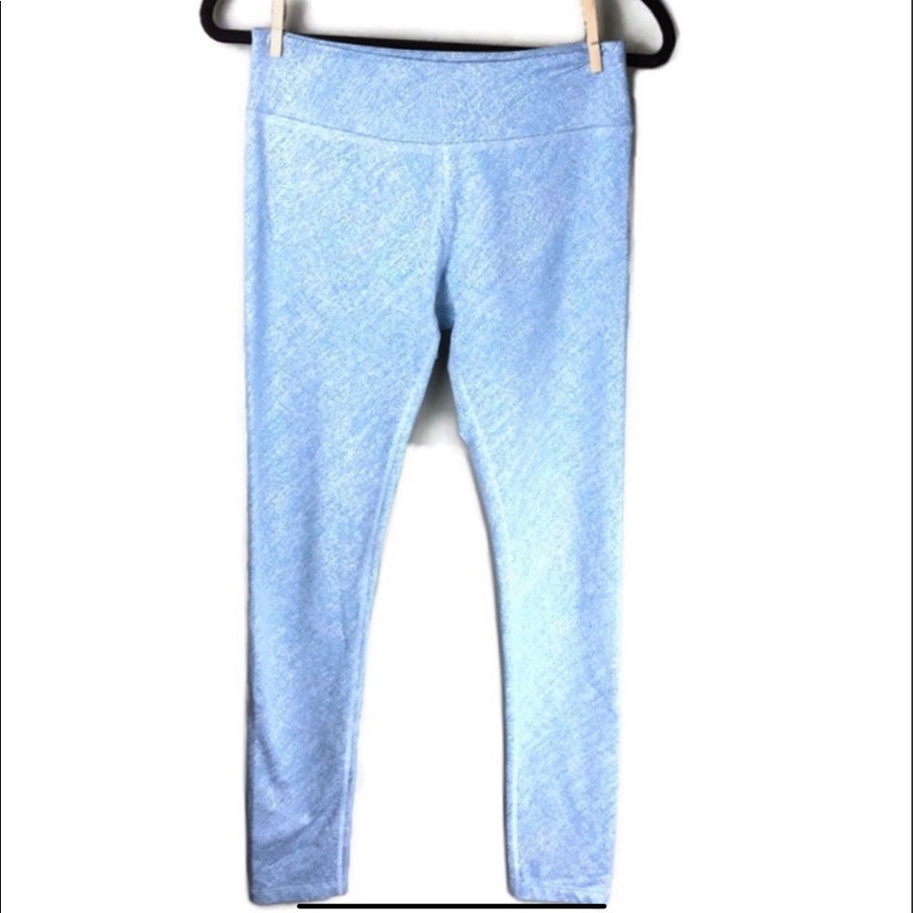 Beyond Yoga Textured Essential Pool Blue Leggings